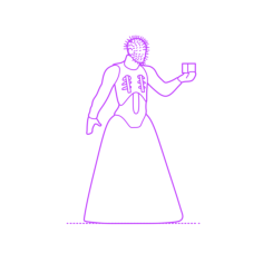 Pop Culture Horror Movie Characters Pinhead Tracing Svg Vector, Free Vectors File